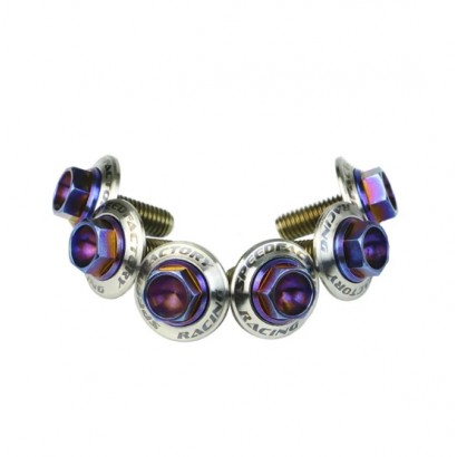 SpeedFactory Racing Titanium Fender Hardware Kits burnt 6pcs