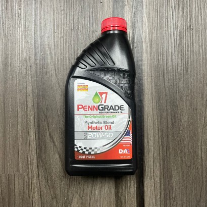 PennGrade Oil 20w50 Semi-Synthetic 1 qt Bottle