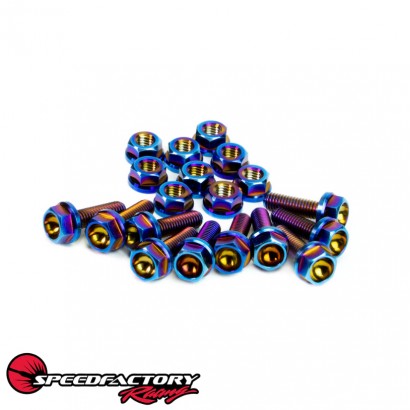 SpeedFactory Racing B / D / H / F-Series (Except S2000) Titanium Oil Pan Hardware Kit