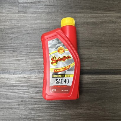 Schaeffer Micron Moly Racing Oil SAE 40