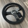 NRG 350MM FLAT STEERING WHEEL SUEDE