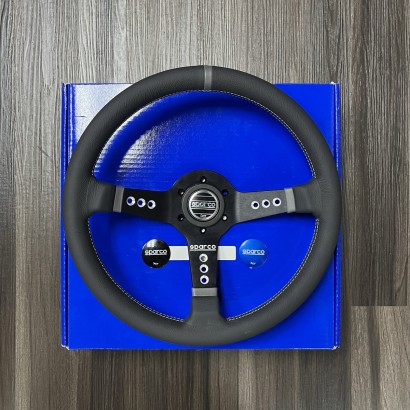 Sparco Steering wheel L777 Leather Black