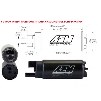 AEM 340LPH High Flow In-Tank Fuel Pump Kit