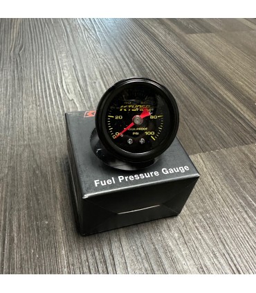 K-Tuned Fuel Pressure Gauge, Liquid Filled (0-100 psi)