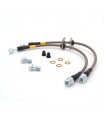 StopTech 06-11 Civic Rear Stainless Steel Braided Brake Lines