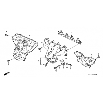 Honda OEM B Series Exhaust Manifold Gasket