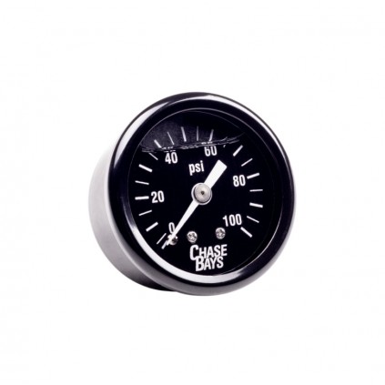 Chase Bays Fuel Pressure Gauge Liquid Filled 0-100psi