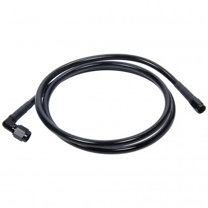 Allstar Coated Braided Line AN Straight Female to AN 90 Degree Female