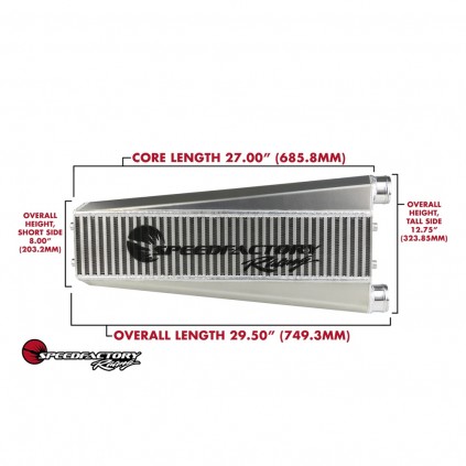 SpeedFactory Racing Vertical Flow Intercooler (K-Series, 800HP)