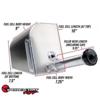 SpeedFactory Racing Front Mount Drag Race Fuel Cell EG DC EK 96-98
