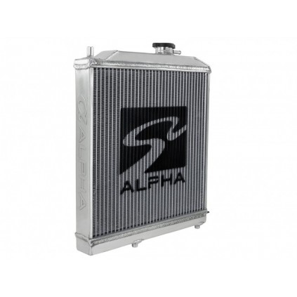 Skunk2 Alpha Series 88-91 Honda Civic/CRX Radiator (Half Size) (Dual Core)