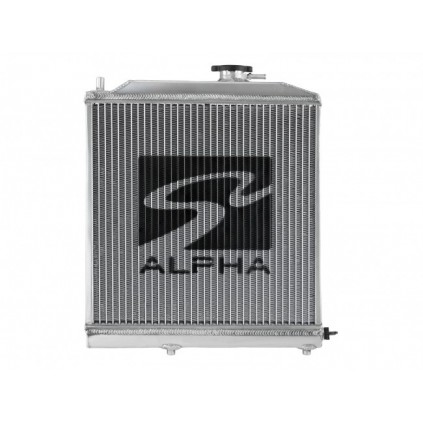 Skunk2 Alpha Series 88-91 Honda Civic/CRX Radiator (Half Size) (Dual Core)