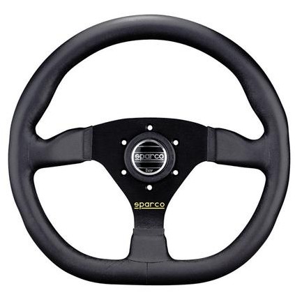 Sparco Steering Wheel L360 Ring Leather Black