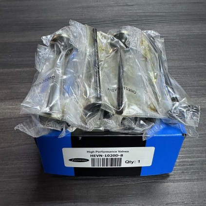 Supertech Honda K20 / K24 Black Nitrided Exhaust Valve - Set of 8