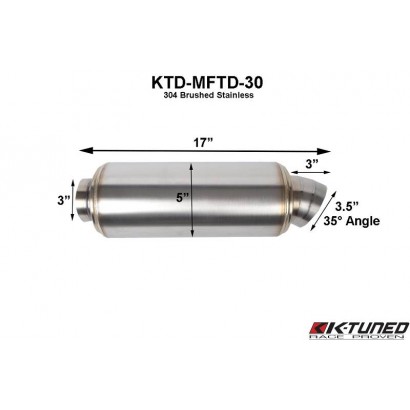 K Tuned Turn Down Muffler