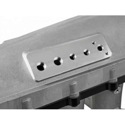 Skunk2 Ultra Race B Series Intake Manifold Silver w/Black Adapter