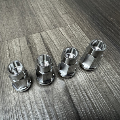 Belak Titanium Lug Nut Shank Style M12x1.50 - 4 Pack