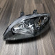 Honda Civic 1999-2000 Headlights Amber / Black Housing