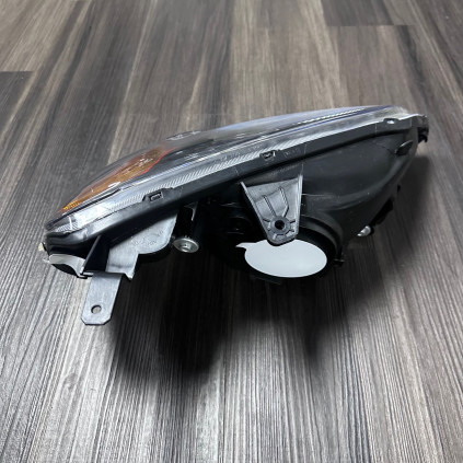 Honda Civic 2001-2003 Headlights Amber / Black Housing