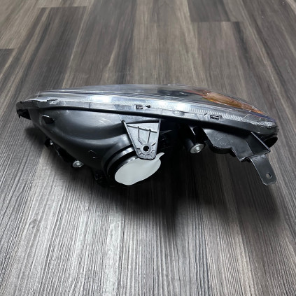 Honda Civic 2001-2003 Headlights Amber / Black Housing