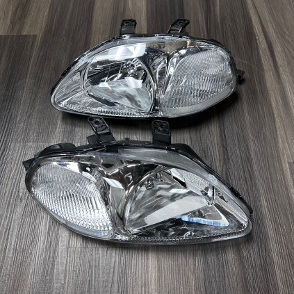 Honda Civic 1996-1998 Headlights Clear