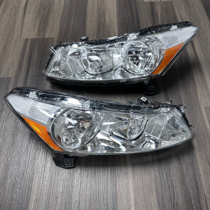 Honda Accord 2008-2012 2dr Coupe Headlights Clear