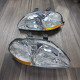 Honda Civic 1996-1998 Headlights Clear Amber Reflector