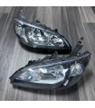 2004 2005 Honda Civic Headlights Clear