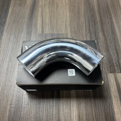 Vibrant Universal Aluminum Tubing (90 degree bend) - Polished