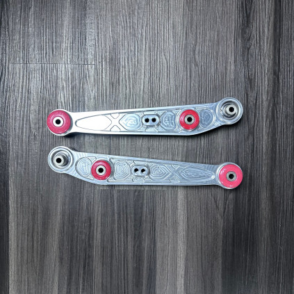 Skunk2 Honda/Acura EG/DC Alpha Series Rear Lower Control Arm Set - Clear