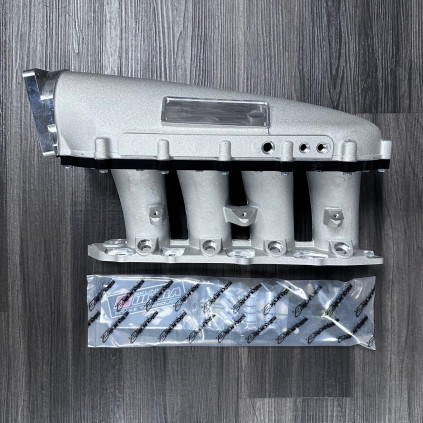 Skunk2 Ultra Race B Series Intake Manifold Silver w/Black Adapter