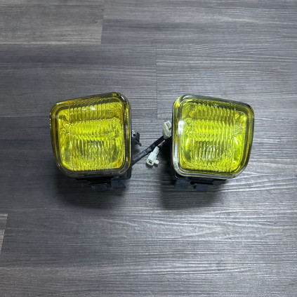 1996-1998 Honda Civic Fog Lights Glass Amber