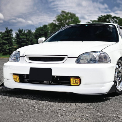 1996-1998 Honda Civic Fog Lights Glass Amber