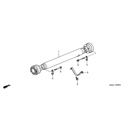 OEM Honda S2000 Driveshaft Bolt Differential Side