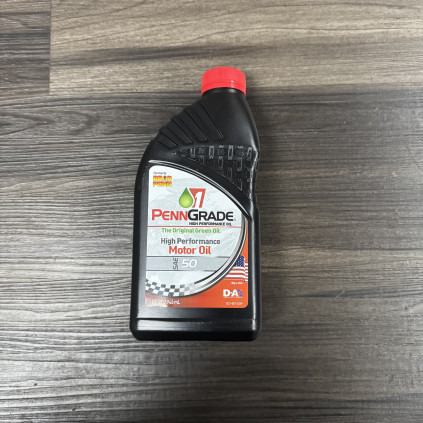 PennGrade Oil SAE 50 Semi-Synthetic 1 qt Bottle